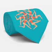 Cravate Baigneurs - Baignade synchronisée (Roulé)