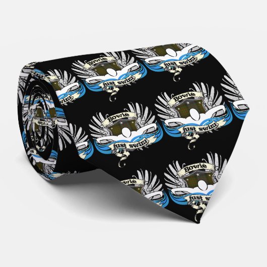 Cravate Bain de Bowie juste (Roulé)