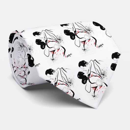 Cravate Baiser de tango - Beso de Tango (Roulé)