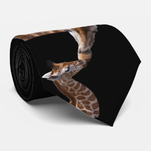 Cravate Baisers de girafe à égalité