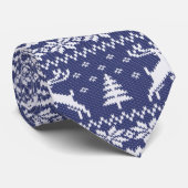 Cravate Balai bleu marine Reindeer Sweat à la recherche de (Roulé)