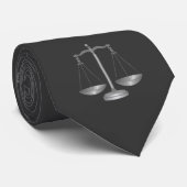 Cravate Balance de la justice (Roulé)