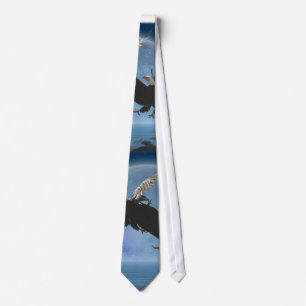 Cravate BALD EAGLE & US FLAG Patriot Series