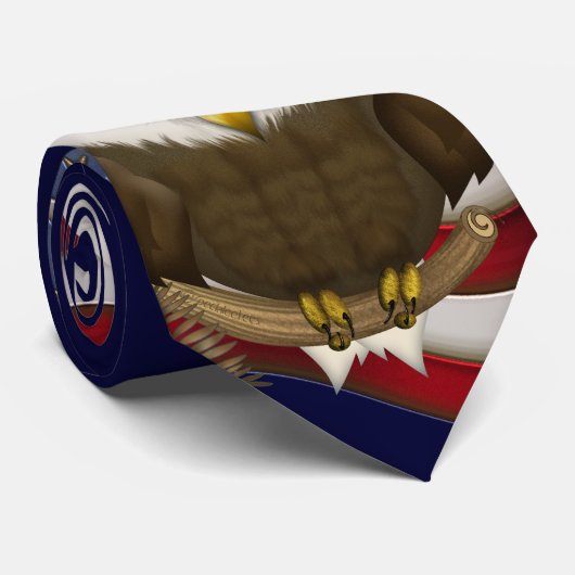 Cravate Baldwin Eagle chauve mignon (Roulé)