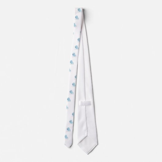 Cravate Baleine bleue (Dos)