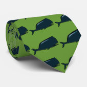 Cravate Baleine verte (Roulé)