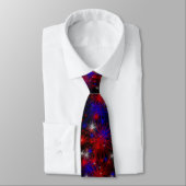 Cravate Balises rouges, blanches et bleues (Attaché)