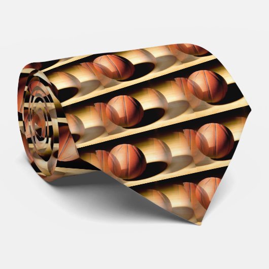 Cravate Balle de basket (Roulé)