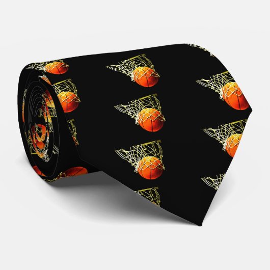 Cravate Balle de basket (Roulé)