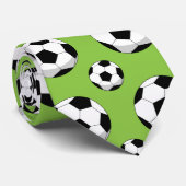 Cravate Balle de soccer en dessin (Roulé)