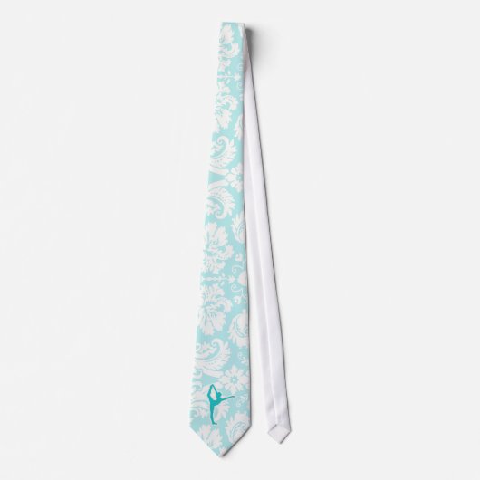 Cravate Ballet turquoise (Devant)
