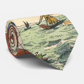 Cravate Ballon à air chaud à vapeur de science-fiction vin (Roulé)