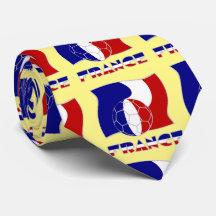 Ballon de football français et drapeau