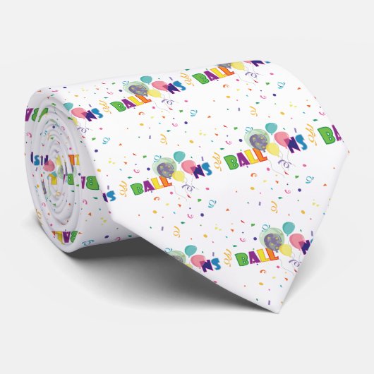 Cravate Ballons (Roulé)