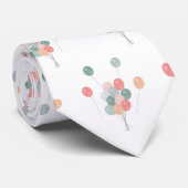 Cravate Ballons colorés Pastel Party (Roulé)