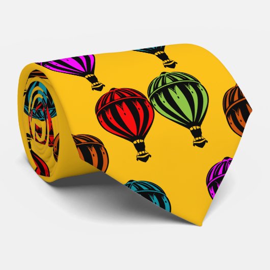 Cravate Balloon à air chaud avec modèle (Roulé)