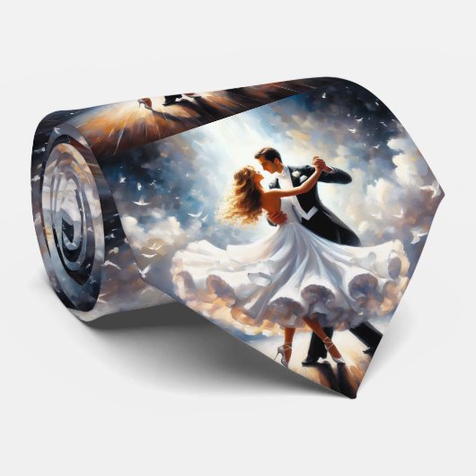 Cravate Ballroom Dancing Couples Danse Musique Band (Roulé)