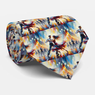 Cravate Ballroom Dancing Couples Danse Musique Band