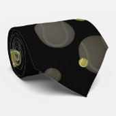 Cravate Bals de tennis éparpillés| Cadeau sportif (Roulé)