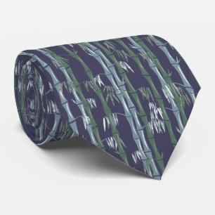 Cravate Bambou Navy