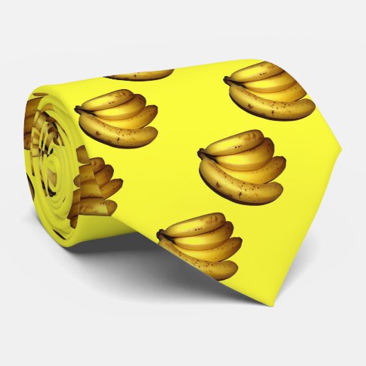 Cravate Banana jaune (Roulé)