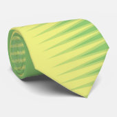 Cravate Banana Yellow Lime Green Stripes (Roulé)