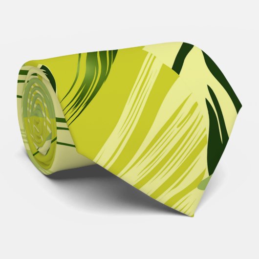 Cravate Banane Feuille 5 (Roulé)
