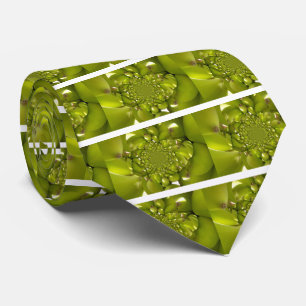 Cravate Banane verte Kaleidoscope Art Imprimer/Graphique