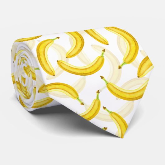 Cravate Bananes (Roulé)