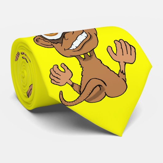 Cravate Bananes allantes (Roulé)