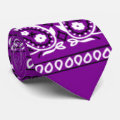 Cravate Bandana Purple (Roulé)