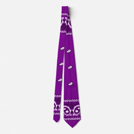 Cravate Bandana Purple (Dos)