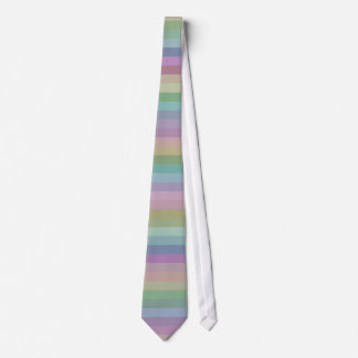 Cravate Bande arc-en-ciel Pastel