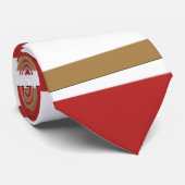 Cravate bande de noël avec conception de caboteurs (Roulé)