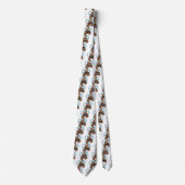 Cravate Bande dessinée d'abeille (Devant)