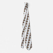 Cravate Bande dessinée d'abeille (Dos)