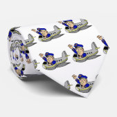 Cravate Bande dessinée d'avion (Roulé)