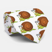 Cravate Bande dessinée d'escargot (Roulé)