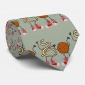 Cravate Bande dessinée drôle de spaghetti et de boulettes (Roulé)