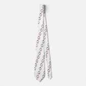 Cravate Bande dessinée mignonne de pingouin (Devant)