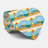 Cravate Bande dessinée parlante d'ordinateur portable (Roulé)