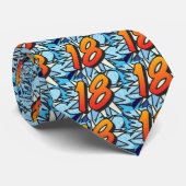 Cravate Bande dessinée Pop Art 18 Superhero (Roulé)