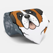 Cravate Bande dessinée St Bernard (Roulé)