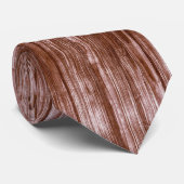 Cravate Bande d'or rose rustique (Roulé)
