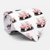 Cravate Bande drôle de musique rock (Roulé)