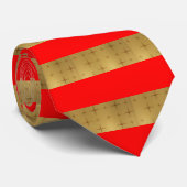 Cravate bande rouge (Roulé)