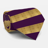 Cravate bande violette (Roulé)