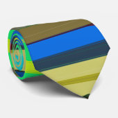 Cravate bandes Abstraites colorées (Roulé)