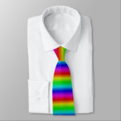 Cravate Bandes arc-en-ciel - Motif (Attaché)