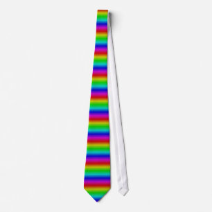 Cravate Bandes arc-en-ciel - Motif